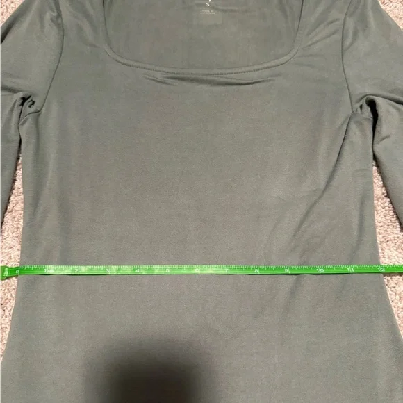 Olive Long Sleeve Bodysuit - Picture 2 of 6